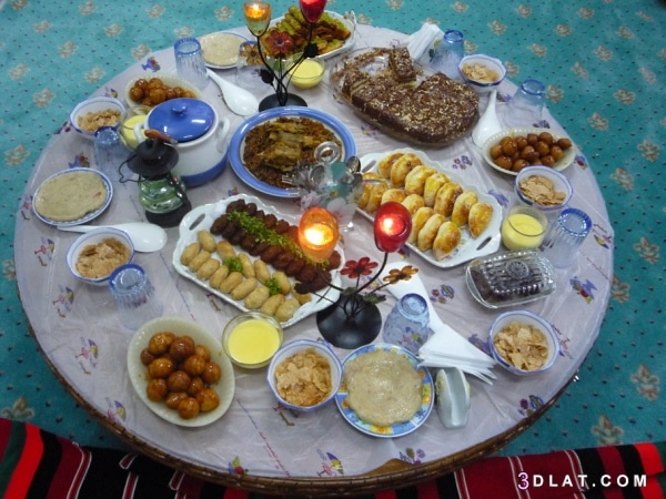 ترتيب سفرة الطعام الأرضية3