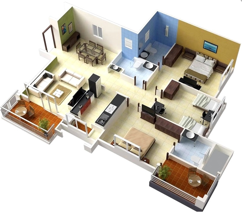 مخططات فلل صغيرة 150 متر1