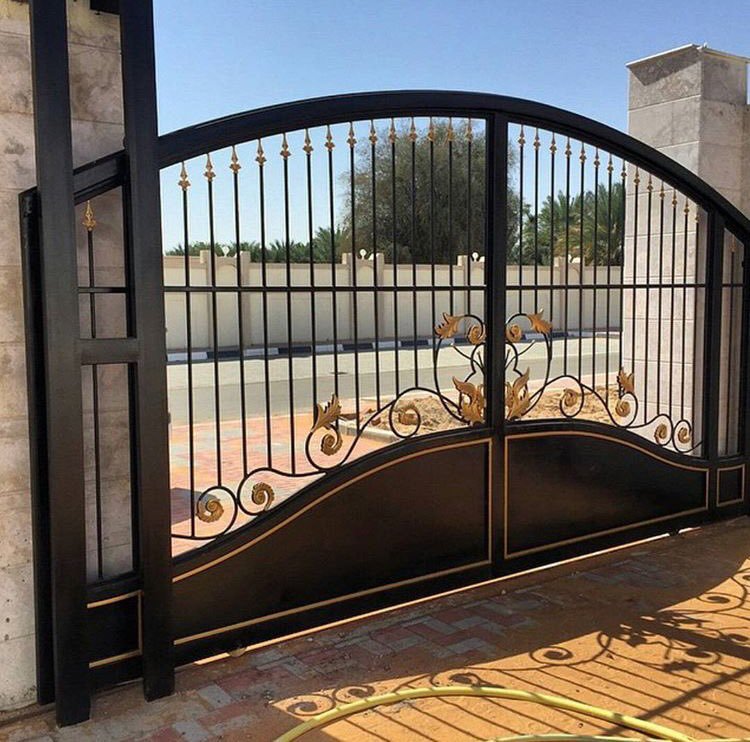 ديكورات ابواب حديد خارجية سحاب1