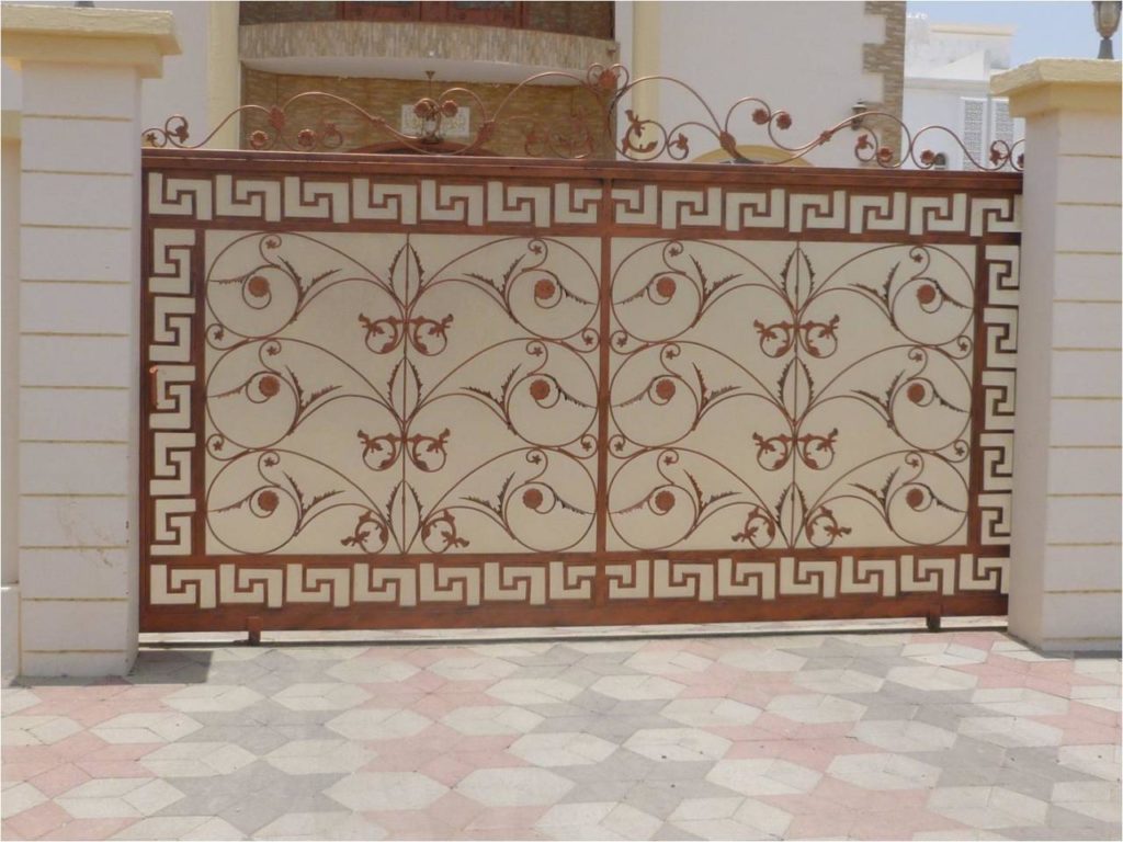 ديكورات ابواب حديد خارجية سحاب2