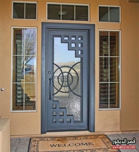 ابواب حديد شقق سكنية 2