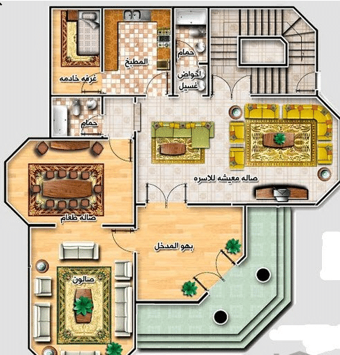 مخططات فلل صغيرة 150 متر1