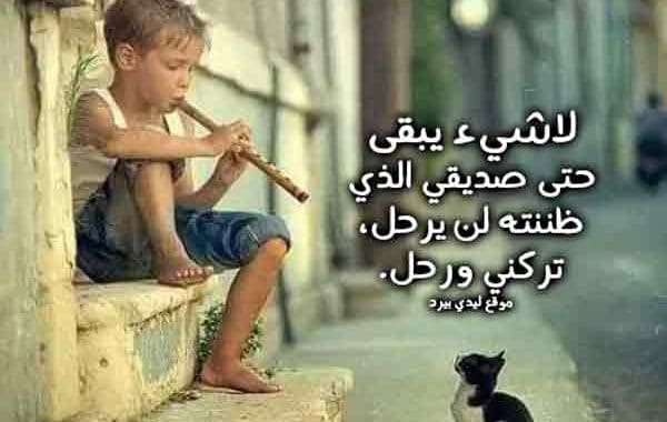 كلام عن موت الصديق قصير ١