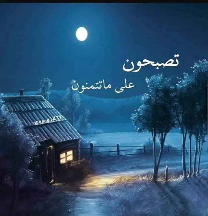تصبحون على واقع اجمل1