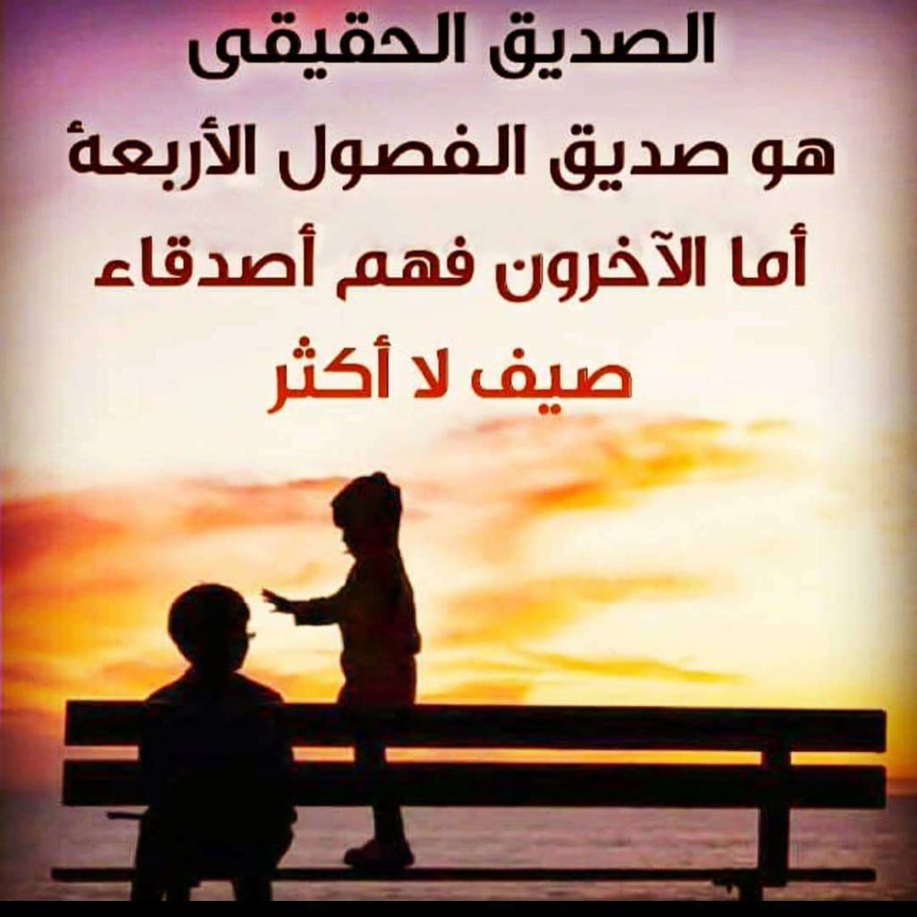 كلام عن الصداقة جميل