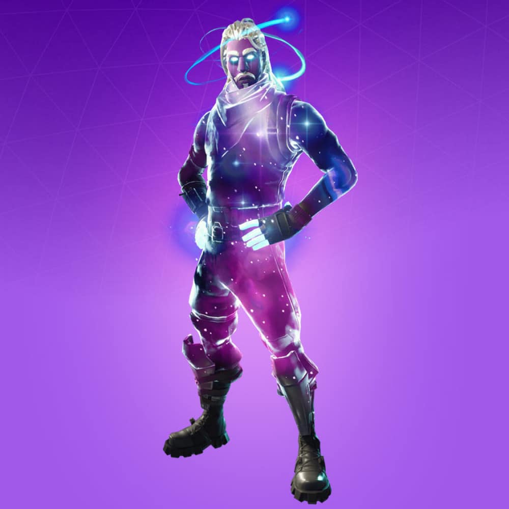 خلفيات فورت نايت سكلتون بنفسجي ٣