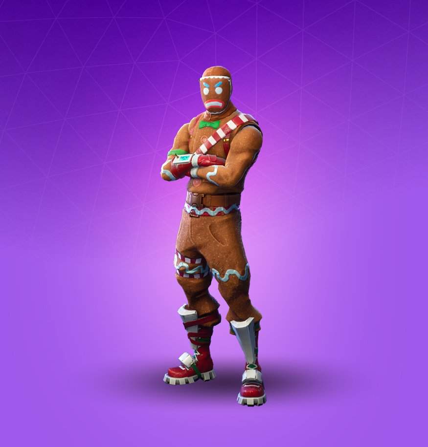 خلفيات فورت نايت سكلتون بنفسجي ٤