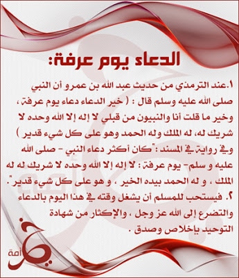 دعاء وقفة عرفات مكتوب ٢