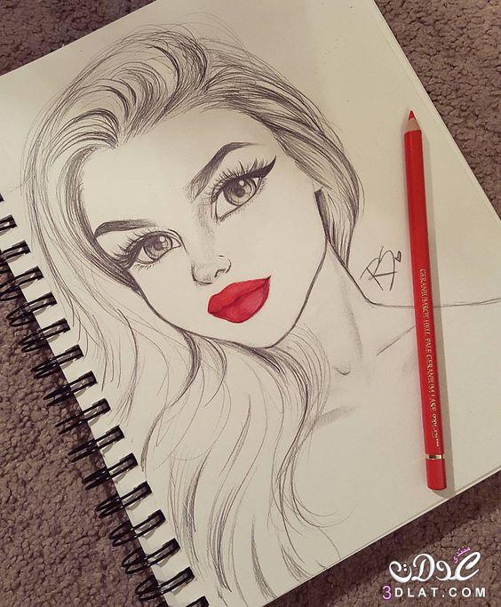 رسومات كيوت بنات3