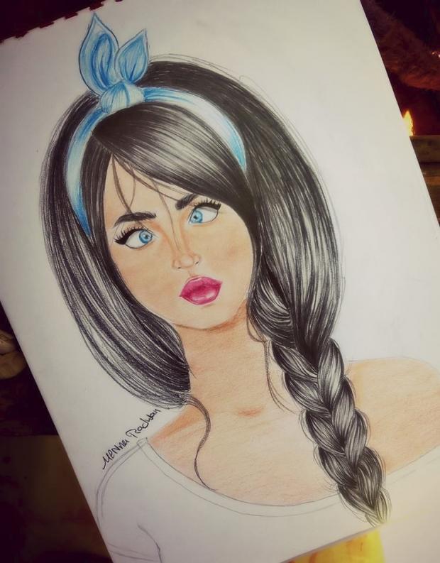 رسومات كيوت بنات4