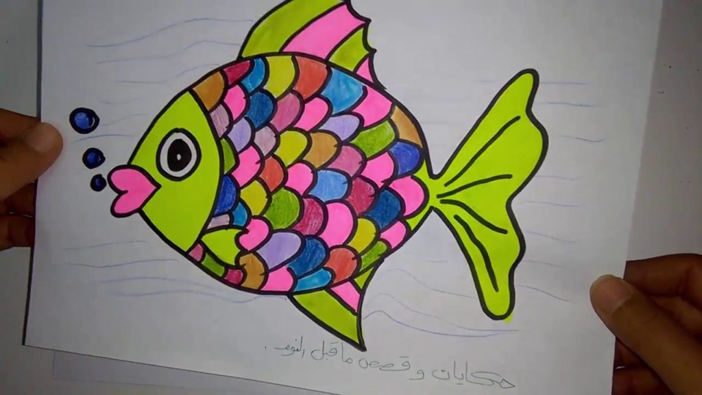 رسومات اطفال ملونة سهلة3