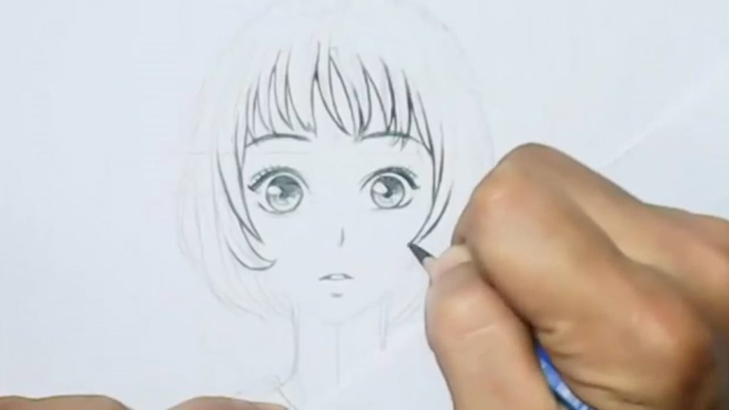 رسم بالرصاص كرتون4