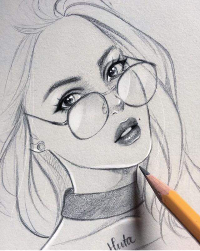رسومات انمي بالرصاص4