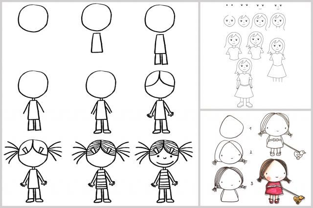 رسومات سهلة للأطفال بالخطوات2