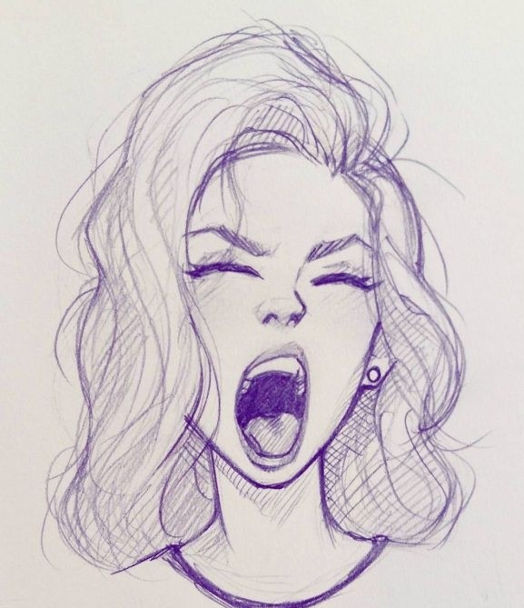 رسومات بنات بالقلم الرصاص3