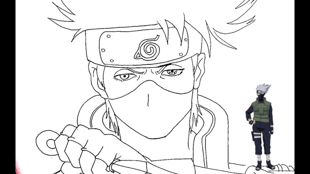 رسم انمي ناروتو1
