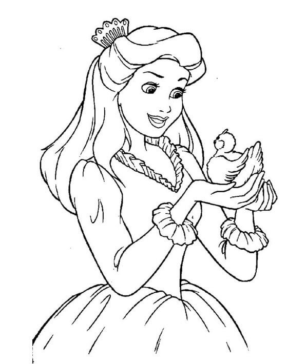 رسومات تلوين للبنات للطباعة2