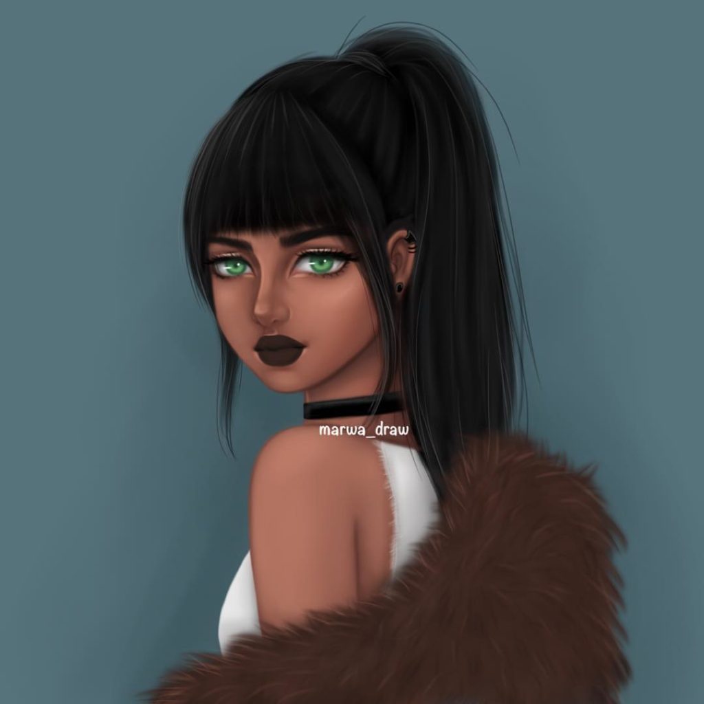 رسومات بنات كرتون4