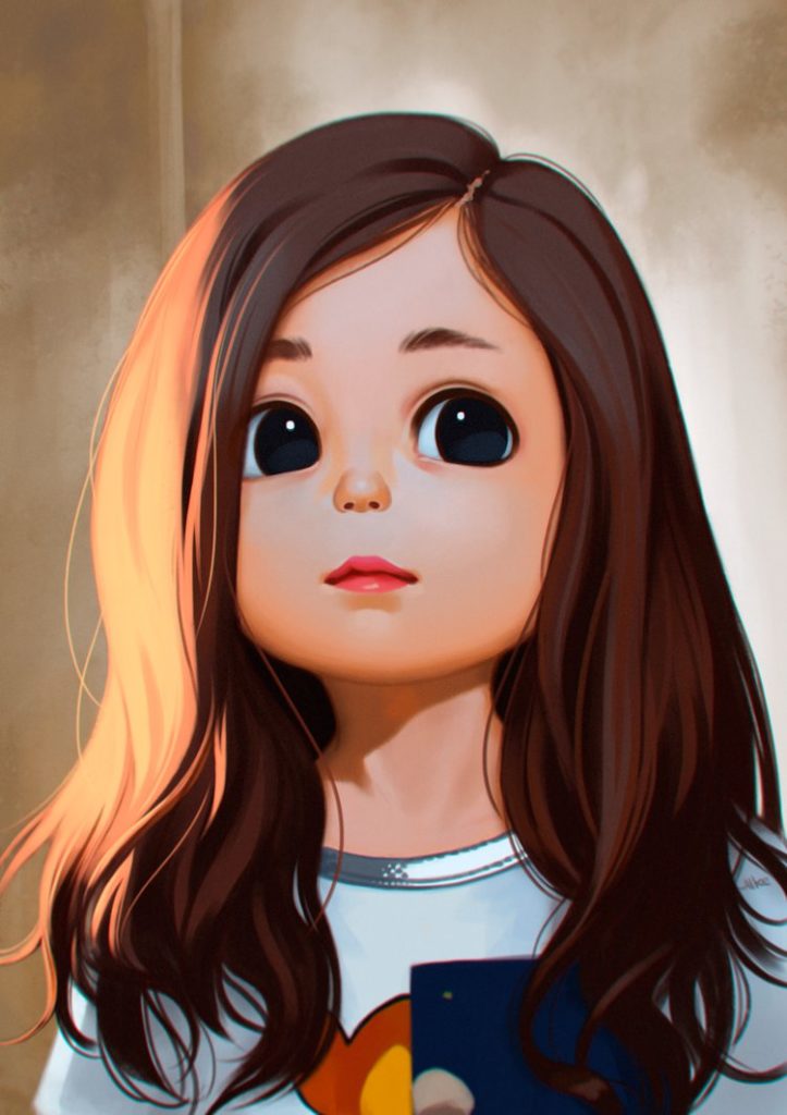 رسومات بنات كيوت2