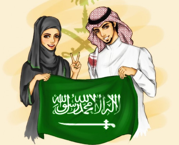 رسومات عن اليوم الوطني4