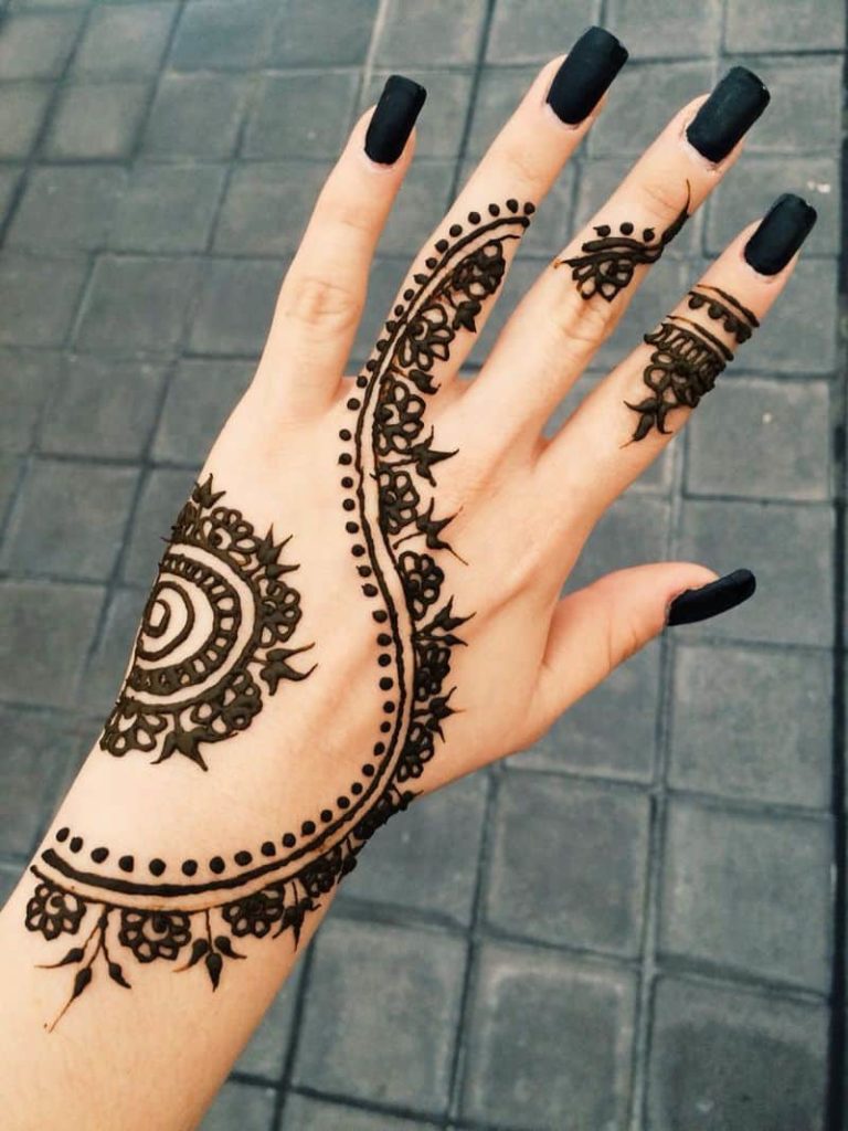 نقش حناء رجل اماراتي2