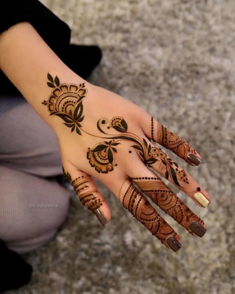 نقش حناء رجل اماراتي3