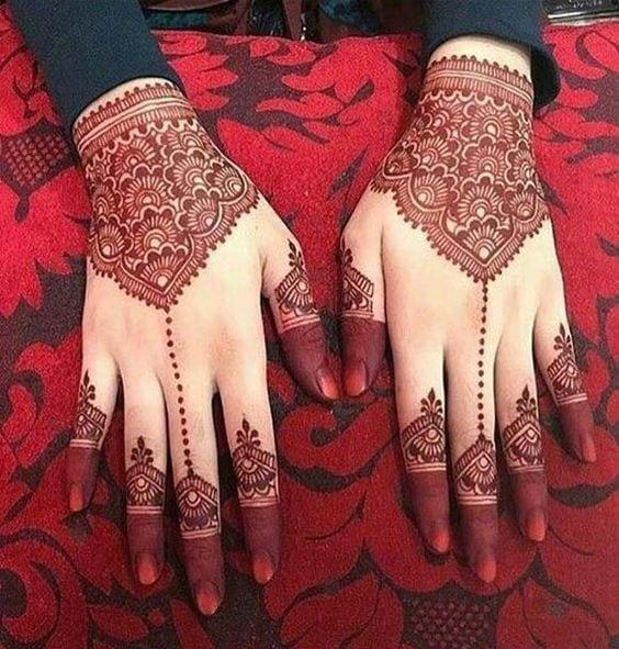 4نقش حناء اماراتي جديد