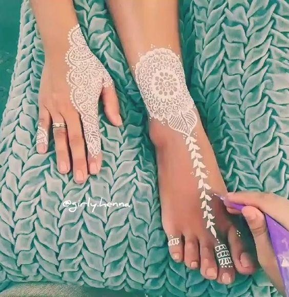نقش حناء رجل اماراتي1