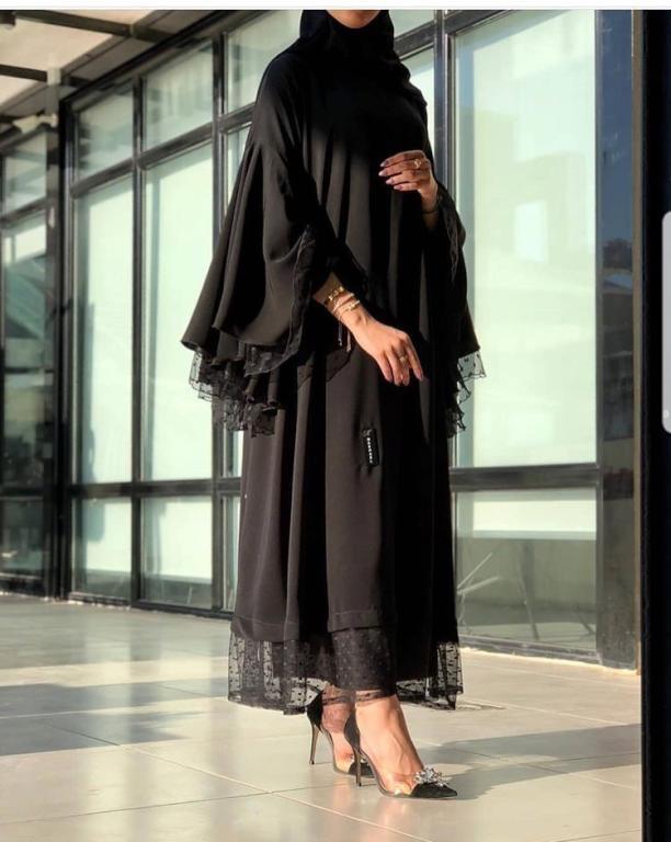عبايات خليجية راقية سوداء2