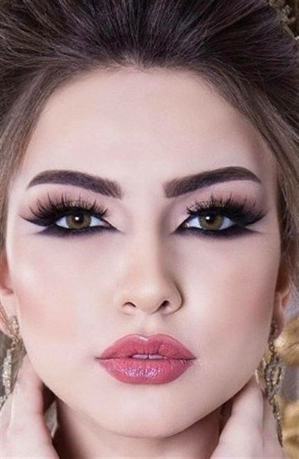 مكياج عيون خليجي للسهرات2