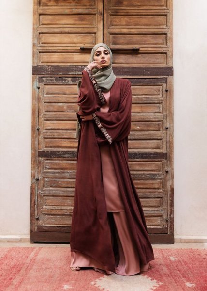 عبايات خليجية مفتوحة 2019