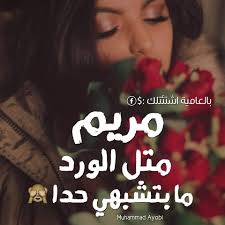 عبارات عن مريم 