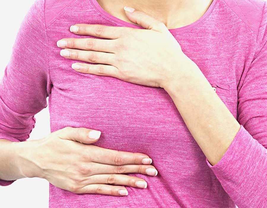 علاج خراج الثدي في المنزل