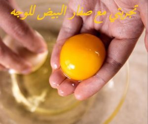 تجربتي مع صفار البيض للوجه