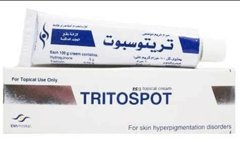 طريقة استخدام تريتوسبوت للوجه