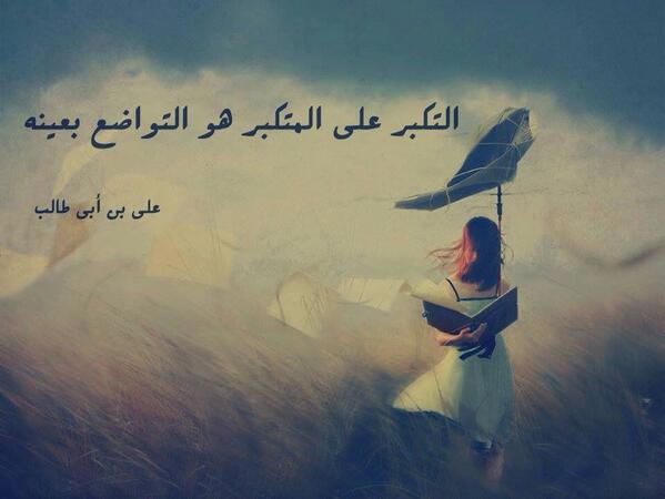 شعر عن التواضع الإمام علي