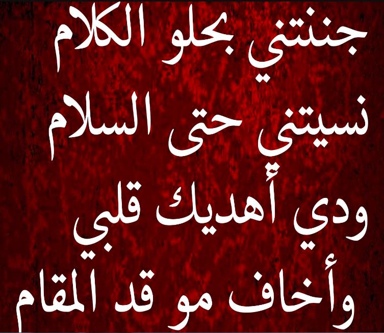 ابيات شعر عن الحب بالعامية 