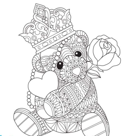 رسومات تلوين للكبار 1