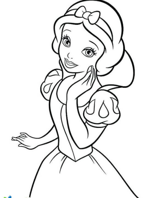 رسومات للتلوين جاهزة للطباعة للبنات 4