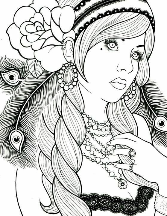 رسومات للتلوين للكبار 6