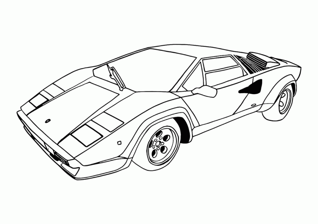 ورق تلوين سيارات 1