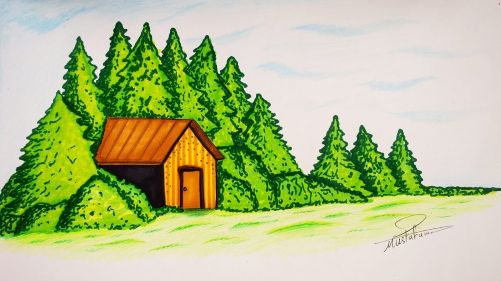 رسومات طبيعة 1