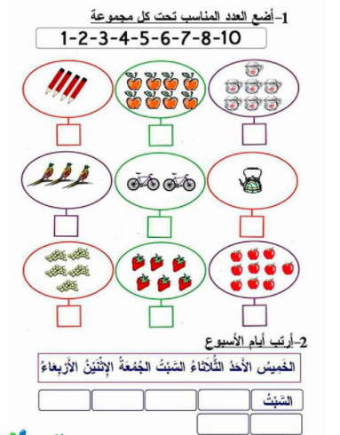 مسائل رياضيات للاطفال 2