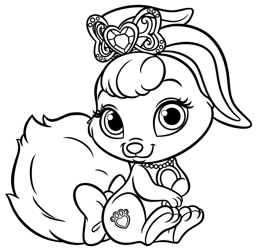 رسومات تلوين للبنات للطباعة 2