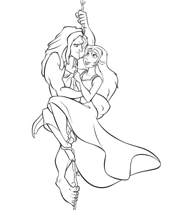 رسومات ديزني للتلوين 3
