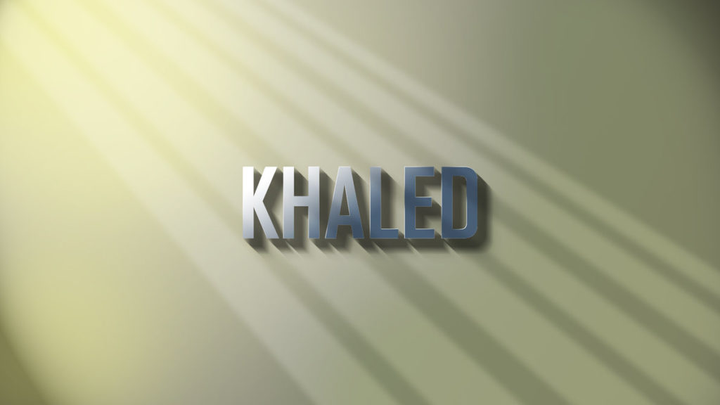 اسم خالد بالانجليزي