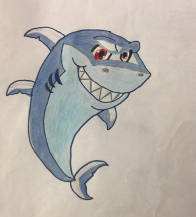 رسم قرش للاطفال 4