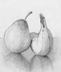 رسم فواكه بالرصاص 4