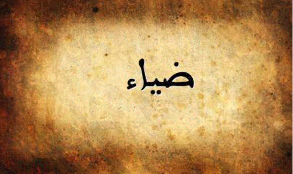 اسم ضياء بالانجليزي
