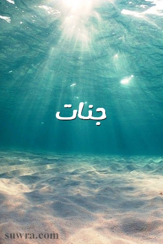 زخرفة إسم جنات- اسم جنات بالصور1
